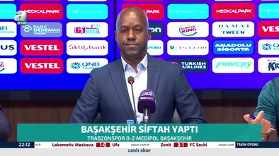 Trabzonspor Teknik Direktörü Eddie Newton'dan maç sonu yorum!