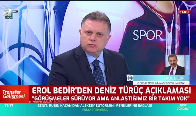 Erol Bedir'den Deniz Türüç açıklaması