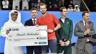 Katar Açık'ta Murray'yi yenen Medvedev şampiyon oldu