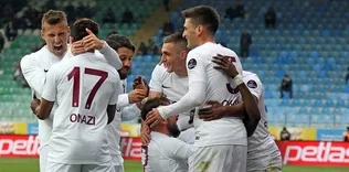 Karadeniz derbisinde kazanan Trabzonspor