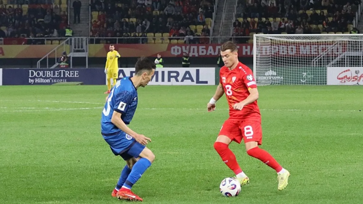 Kuzey Makedonya 1-1 Kazakistan | MAÇ SONUCU - ÖZET