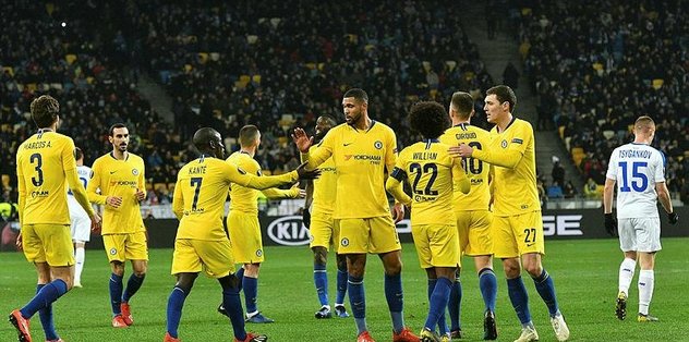 Dinamo Kiev 0-5 Chelsea | MAÇ SONUCU
