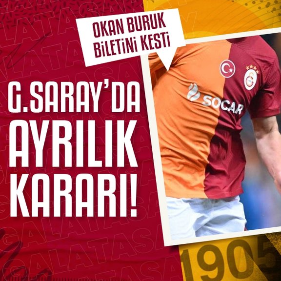 Galatasaray’da flaş ayrılık kararı!