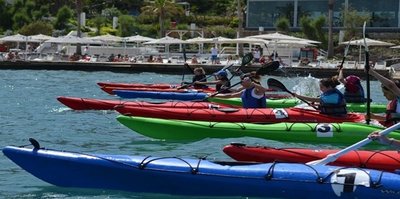 Deniz Kanosu Şampiyonası Bolu'da düzenlendi