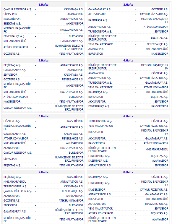 2018 2019 Spor Toto Super Lig Lefter Kucukandonyadis Sezonu Fikstur Cekimi Yapildi Iste Derbi Tarihleri Fotoma
