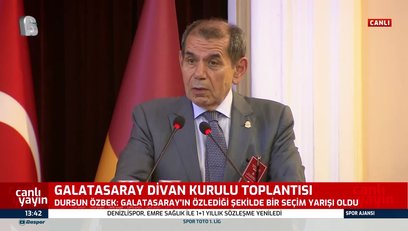 >Galatasaray Başkanı Dursun Özbek'ten transfer müjdesi!