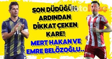 Fenerbahçe-Sivasspor maçı sonrası dikkat çeken kare! Belözoğu ve Mert Hakan...