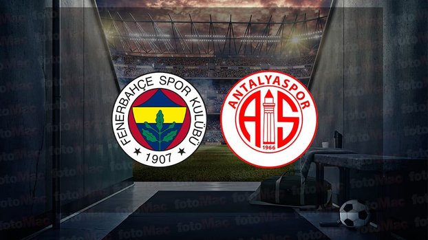 Fenerbahçe - Antalyaspor maçı ne zaman, saat kaçta ve hangi kanalda canlı yayınlanacak? | Spor Toto Süper Lig