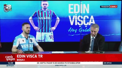 Edin Visca Trabzonspor'a imzayı attı!