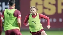 Barış takımla çalıştı