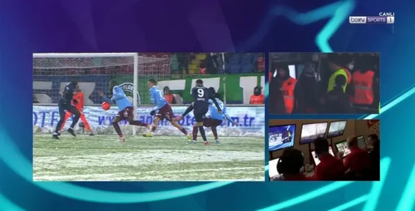 Çaykur Rizespor Trabzonspor maçında hakem VAR'da izledi penaltıyı verdi! - 1