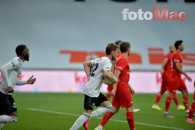 Sergen Yalçın’lı Beşiktaş’a ikinci şok Antalya’dan! İşte maçtan kareler...