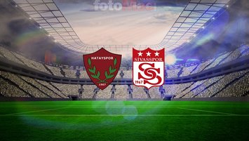 Hatayspor-Sivasspor maç bilgileri!