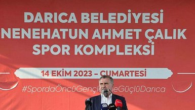 Bakan Osman Aşkın Bak Ahmet Çalık Spor Kompleksi açılış törenine katıldı