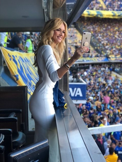 Victoria Lopyreva Boca Juniors'ı ziyaret etti