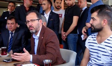 Bakan Kasapoğlu gönüllü gençlerle buluştu