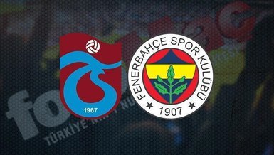 Trabzonspor Fenerbahçe maçı CANLI SKOR (Trabzon Fenerbahçe canlı izle)