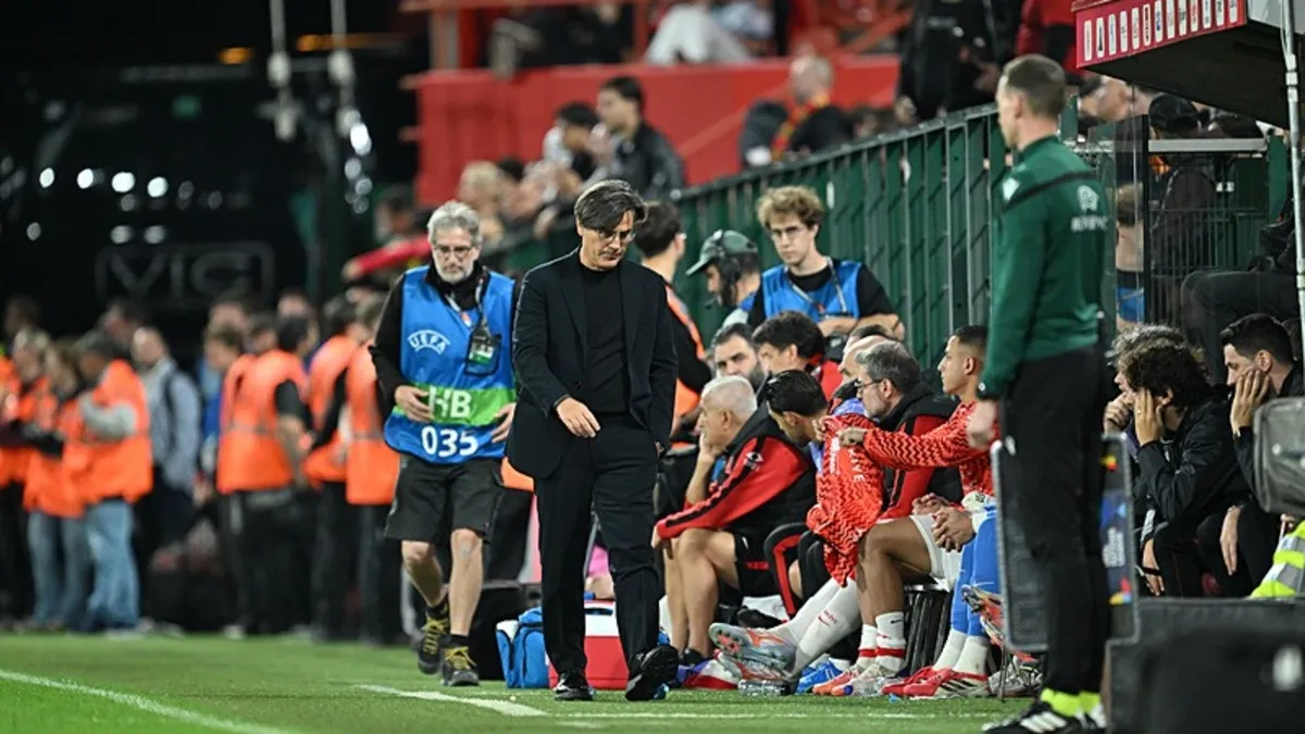 Montella: Futbolcuları suçlamanın anlamı yok
