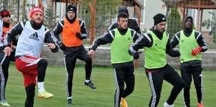 Sivasspor'da kupa hazırlıkları sürdü