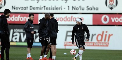 Beşiktaş basına kapalı çalıştı