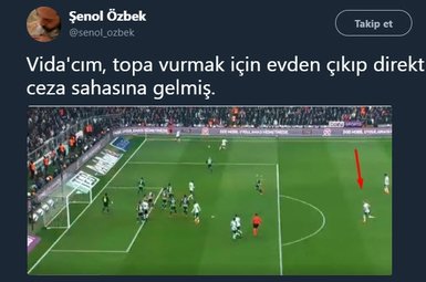 Beşiktaş - F.Bahçe derbisine damga vuran kare! Vida...