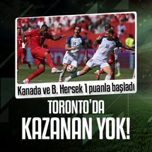 Kanada ile Bosna Hersek yenişemedi!