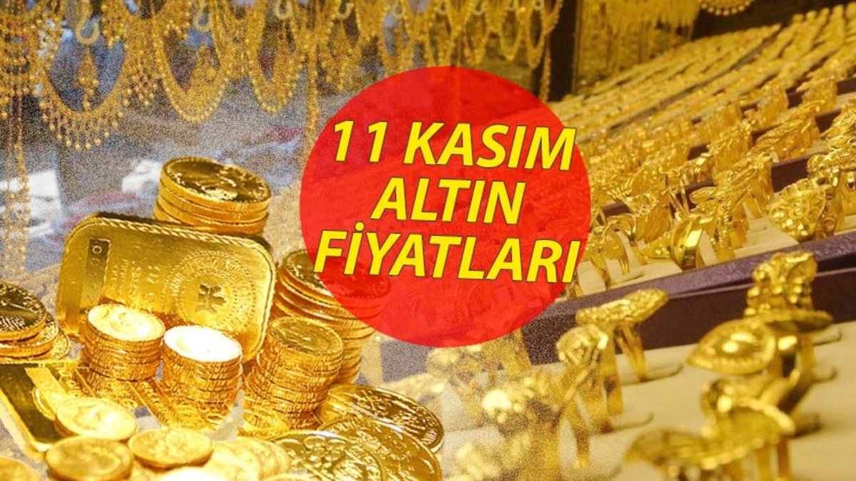 Gram altın fiyatları 11 Kasım 💰 | Çeyrek, Yarım, Tam, Külçe, Cumhuriyet Altını ne kadar? 1 Dolar kaç TL?