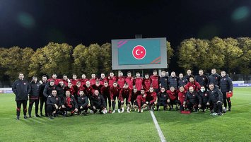 A Milli Takım Letonya maçı hazırlıklarını tamamladı