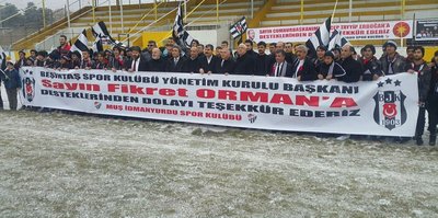 Beşiktaş'tan Muş İdmanyurdu Kulübü'ne malzeme desteği