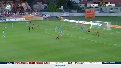 >Ruzomberok 0-2 Trabzonspor maç özeti