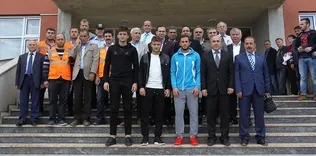 Beşikdüzü’ne geçmiş olsun ziyareti