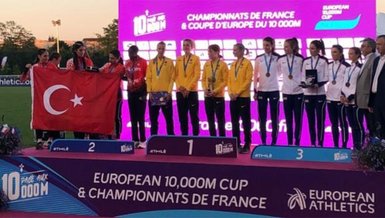Kadın atletizm takımı Fransa'da ikinci oldu