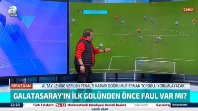 Galatasaray'ın Altay maçındaki ilk golünden önce faul var mı? Erman Toroğlu açıkadı! (GS spor haberi)