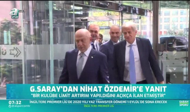 Galatasaray'dan Nihat Özdemir'e yanıt