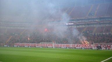 Galatasaray taraftarları idmana akın etti