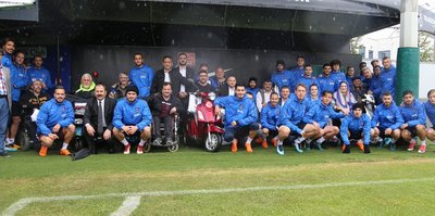 Trabzonspor, engelli taraftarları ağırladı