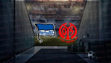 Hertha Berlin - Mainz maçı saat kaçta?