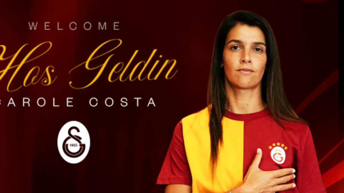 Galatasaray Kadın Futbol Takımı Carole Costa'yı transfer ettiğini duyurdu!