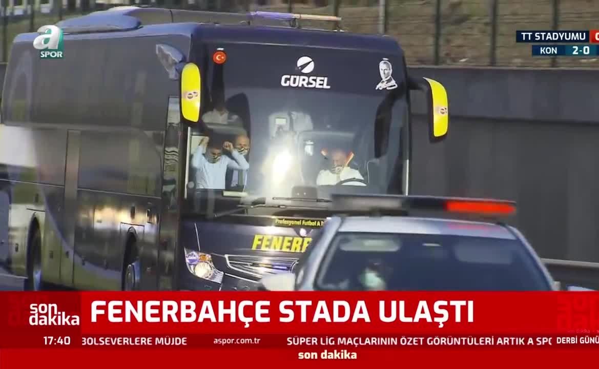 Fenerbahce Kafilesi Stada Ulasti Iste O Goruntuler Videosunu Izle Fotomac Tv