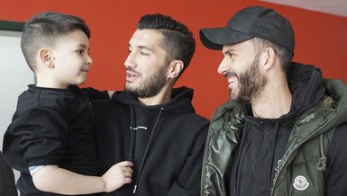 Antalyaspor'da Nuri Şahin ve futbolcular depremzede çocukları ziyaret etti