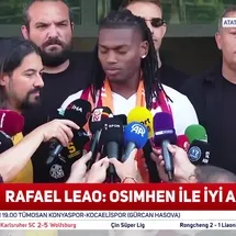 Rafael Leao, Galatasaray için geldi!