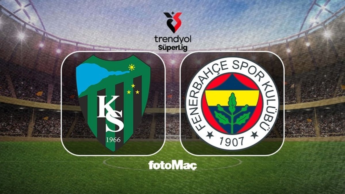 Kocaelispor-Fenerbahçe maçı canlı | Trendyol Süper Lig CANLI