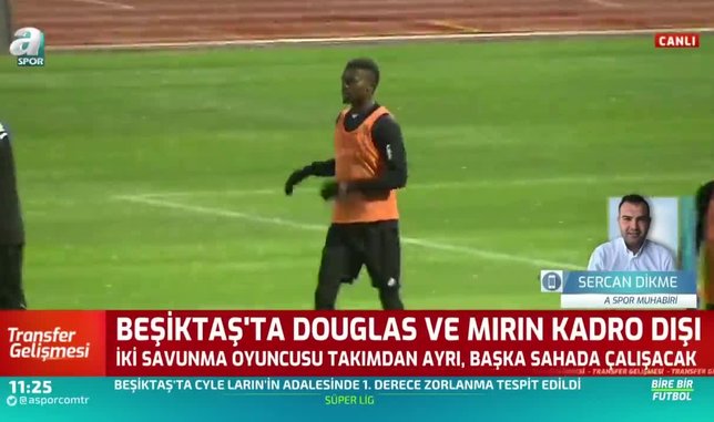 Beşiktaş'ta Mirin ve Douglas kadro dışı!