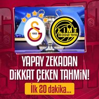 Yapay zekadan G.Saray maçı tahmini!