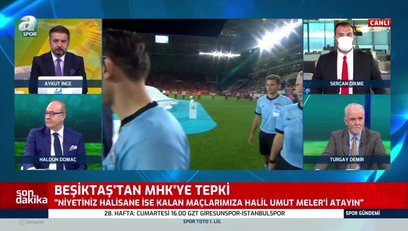 >Beşiktaş'tan MHK'ye Halil Umut Meler tepkisi