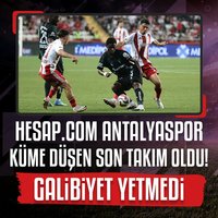 Antalyaspor küme düştü!