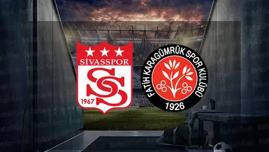 Sivasspor - Fatih Karagümrük maçı canlı