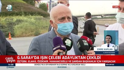 >G.Saray'da Işın Çelebi adaylıktan çekildi