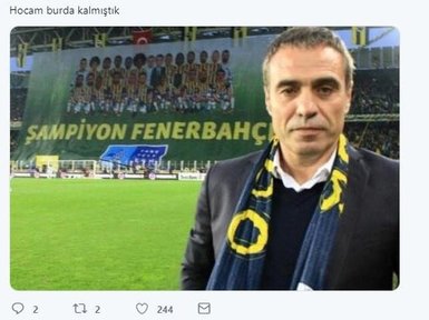Fenerbahçe taraftarından Ersun Yanal çılgınlığı