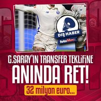 G.Saray'ın transfer teklifine anında ret!